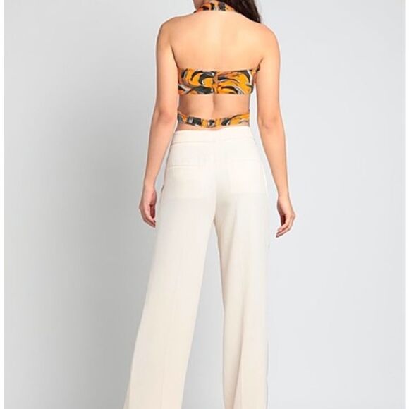 Paco Rabanne Floral Halter Crop Top size 6 NWT $395 - Picture 3 of 11